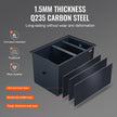VEVOR Commercial Grease Trap, 40 LBS Grease Interceptor, Side Inlet Interceptor, Under Sink Carbon Steel Grease Trap, 15.2 GPM Waste Water Oil-water Separator, for Restaurant Canteen Home Kitchen