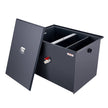 VEVOR Commercial Grease Trap, 40 LBS Grease Interceptor, Side Inlet Interceptor, Under Sink Carbon Steel Grease Trap, 15.2 GPM Waste Water Oil-water Separator, for Restaurant Canteen Home Kitchen