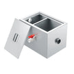 VEVOR Commercial Grease Trap, 8 LBS Grease Interceptor, Side Inlet Interceptor, Under Sink Stainless Steel Grease Trap, 2.8 GPM Waste Water Oil-water Separator, for Restaurant Canteen Home Kitchen