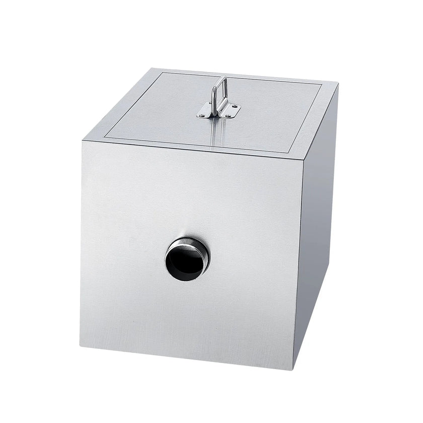 VEVOR Commercial Grease Trap, 8 LBS Grease Interceptor, Side Inlet Interceptor, Under Sink Stainless Steel Grease Trap, 2.8 GPM Waste Water Oil-water Separator, for Restaurant Canteen Home Kitchen