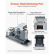 VEVOR Jaw Crusher Machine, 4KW High Power Rock Stone Crush Machine, 7.87 x 9.65 inch Feeding Port, 1740 RPM Speed Stone Shatter Grinder, Electric Stone Shatter 220V, for Rock Coal Glass Bottle
