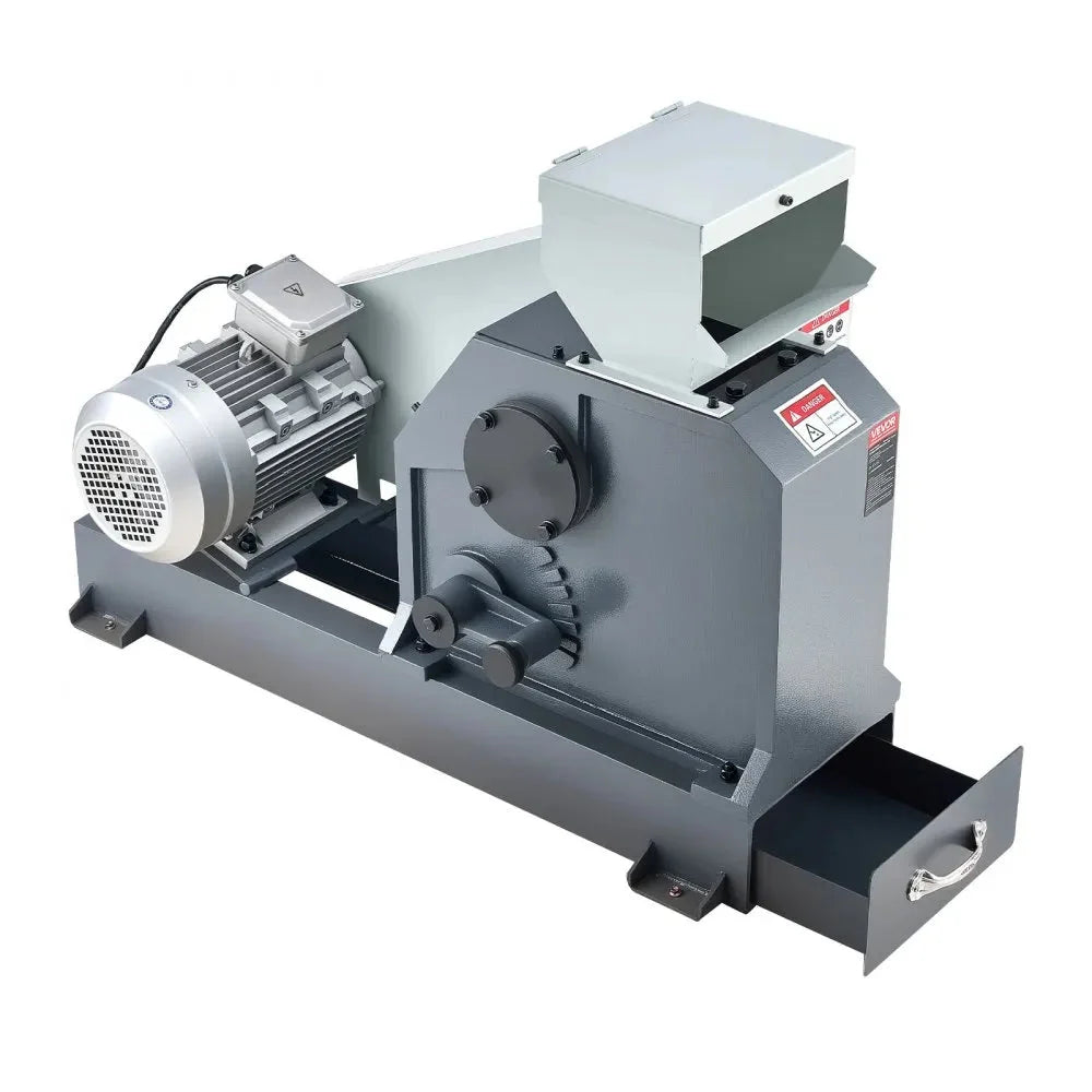 VEVOR Jaw Crusher Machine, 4KW High Power Rock Stone Crush Machine, 7.87 x 9.65 inch Feeding Port, 1740 RPM Speed Stone Shatter Grinder, Electric Stone Shatter 220V, for Rock Coal Glass Bottle