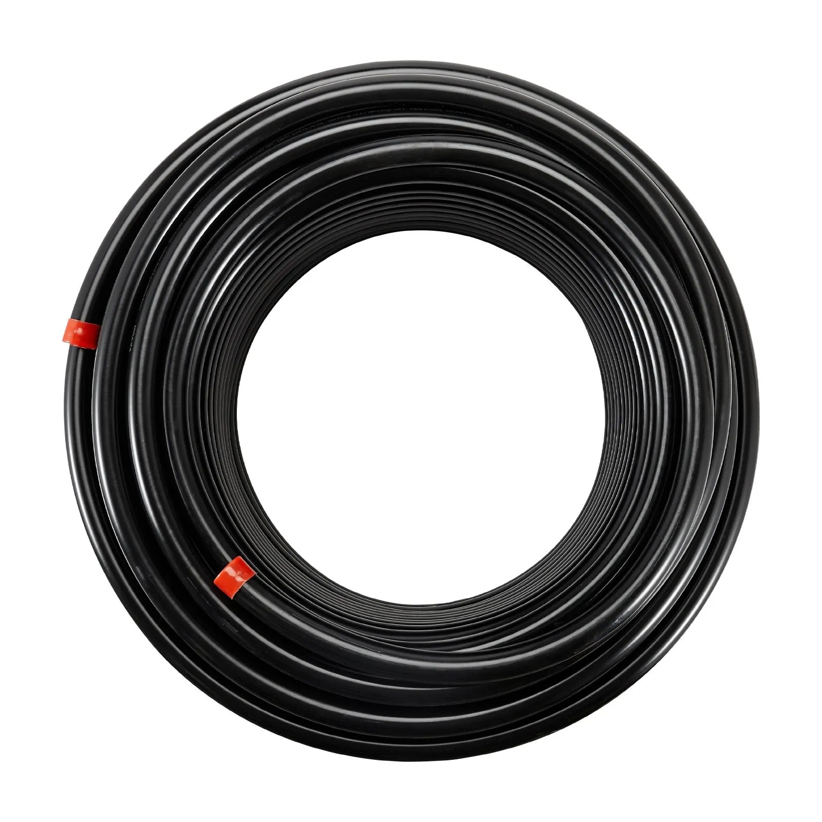 VEVOR Air Compressor Line Kit 3/4'' x 200FT PU Air Compressor Line System Black