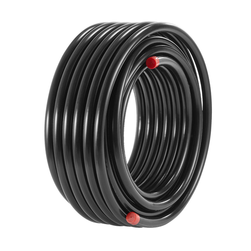 VEVOR Air Compressor Line Kit 3/4'' x 100FT PU Air Compressor Line System Black