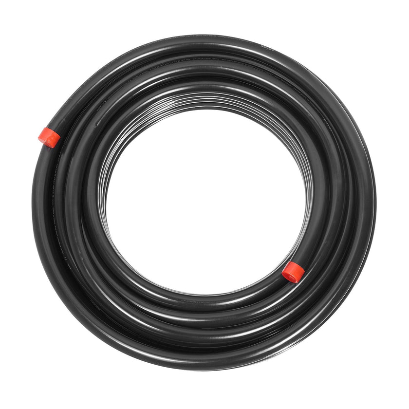 VEVOR Air Compressor Line Kit 3/4'' x 100FT PU Air Compressor Line System Black