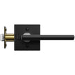Privacy Door Handle 5PCS Matte Black Square Door Lever Interior Reversible Lever