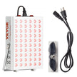 Product Title  VEVOR Red Light Therapy Panel for Body & Face, 60 Dual-Chip LEDs, 660nm Red & 850nm Near Infrared Light Therapy, 80W High-Power Recovery Lamp with Stand