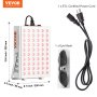 Product Title  VEVOR Red Light Therapy Panel for Body & Face, 60 Dual-Chip LEDs, 660nm Red & 850nm Near Infrared Light Therapy, 80W High-Power Recovery Lamp with Stand