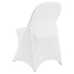 VEVOR Stretch Spandex Folding Chair Covers, Universal Fitted Chair Cover, Removable Washable Protective Slipcovers, for Wedding, Holiday, Banquet, Party, Celebration, Dining (50PCS White)