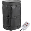 VEVOR Drum Blanket Heater 55 Gal/208 L, Drum Heater 1300W, Heating Blanket Industrial, Max Thermostat Fixed 145?, with Adjustable Digital Thermostatic Controller, Full-Wrapped Design for Rapid Heating