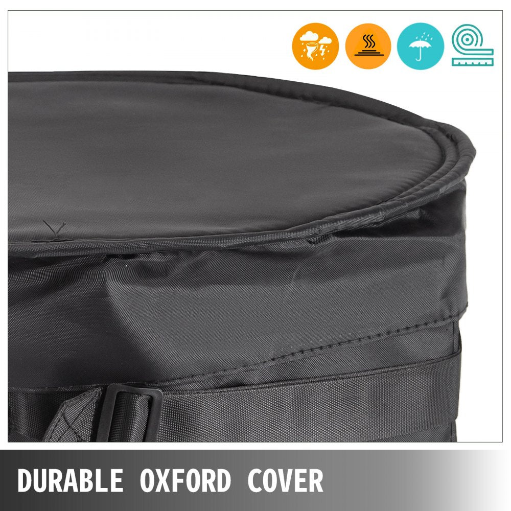 VEVOR Drum Blanket Heater 55 Gal/208 L, Drum Heater 1300W, Heating Blanket Industrial, Max Thermostat Fixed 145?, with Adjustable Digital Thermostatic Controller, Full-Wrapped Design for Rapid Heating