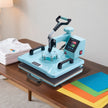 VEVOR Heat Press Machine 12x15 in 5 in 1 with 30oz Tumbler Press T-Shirts Green