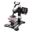 VEVOR 5 in 1 Heat Press Machine 15x15 in 30oz Tumbler Press T-Shirts Black