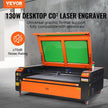 VEVOR 130W CO2 Laser Engraver and Cutter 35 x 55 in 19.7 IPS Engraving Machine