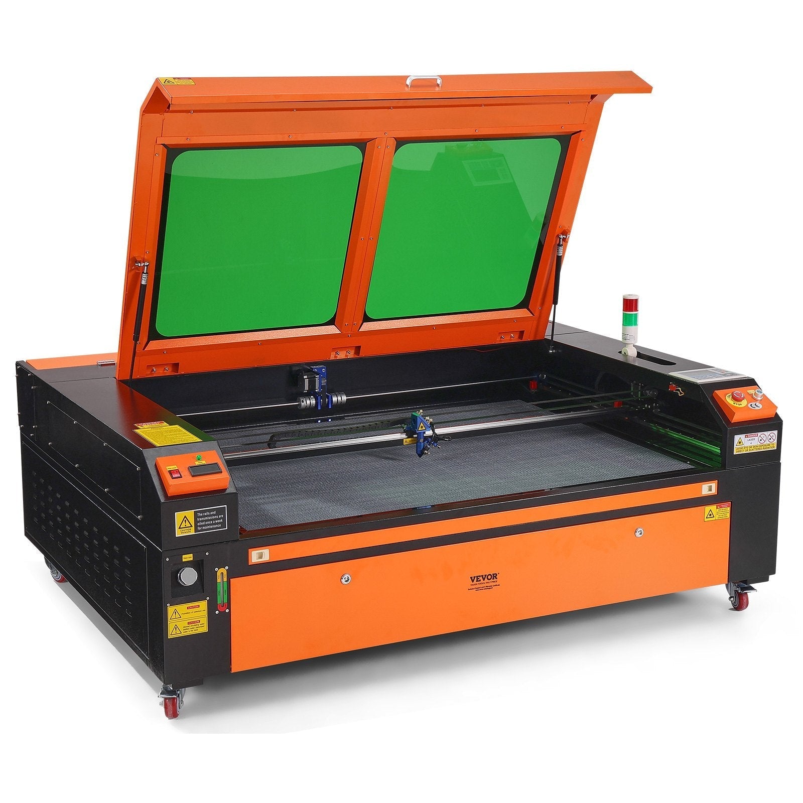 VEVOR 130W CO2 Laser Engraver and Cutter 35 x 55 in 19.7 IPS Engraving Machine