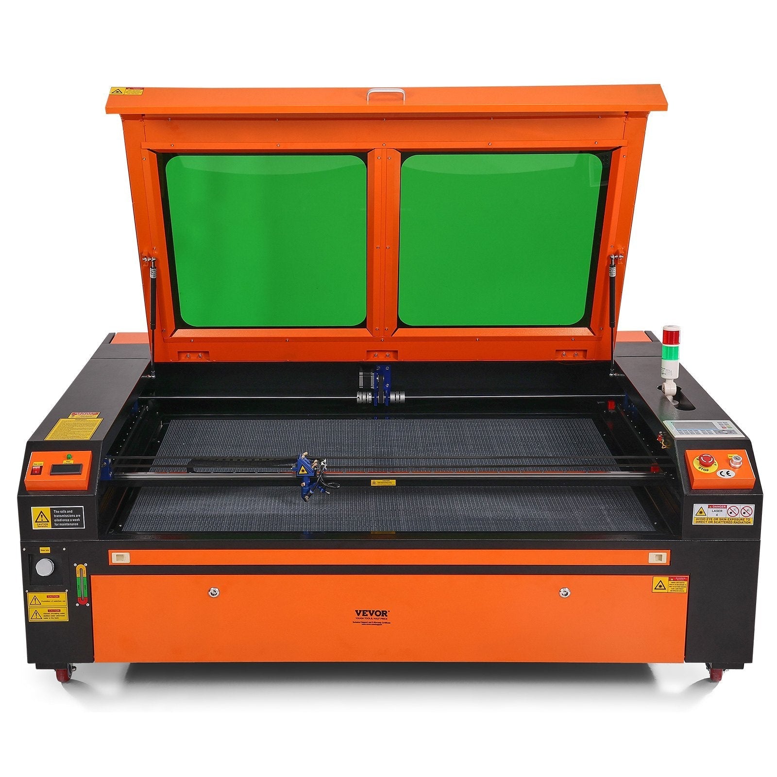 VEVOR 130W CO2 Laser Engraver and Cutter 35 x 55 in 19.7 IPS Engraving Machine