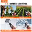 VEVOR Bluetooth Handheld Anemometer, 14℉-140℉, Digital Wind Speed Meter Gauge with LED Backlight Screen, Measures Wind Velocity Wind Temperature Air Flow Wind Chill, for Surfing Drone Flying HVAC