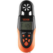 VEVOR Bluetooth Handheld Anemometer, 14℉-140℉, Digital Wind Speed Meter Gauge with LED Backlight Screen, Measures Wind Velocity Wind Temperature Air Flow Wind Chill, for Surfing Drone Flying HVAC