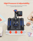 Heat Press Machine Sublimation Machine 15 x 15 inch 8 In 1 Blue Heat Press Set