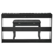 VEVOR 88 Key Fully Weighted Digital Piano Dual Keyboard Cabinet Bracket Bench