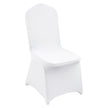 VEVOR Stretch Spandex Folding Chair Covers, Universal Fitted Chair Cover, Removable Washable Protective Slipcovers, for Wedding, Holiday, Banquet, Party, Celebration, Dining (12PCS White)