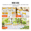 VEVOR Stretch Spandex Chair Sashes, Chair Slipcover and Stretch Chair Sash with Round Buckle, Elastic Chair Bands, Fitting Wedding, Holiday, Banquet, Party Chair Decoration (50 PCS Golden Yellow)