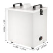 VEVOR Pure Air Fume 80W Smoke Air Purifer 110V Fume Extractor 180m3/H Smoke Purifier Absorber Remover for CNC Laser Engraving Machine(110V)