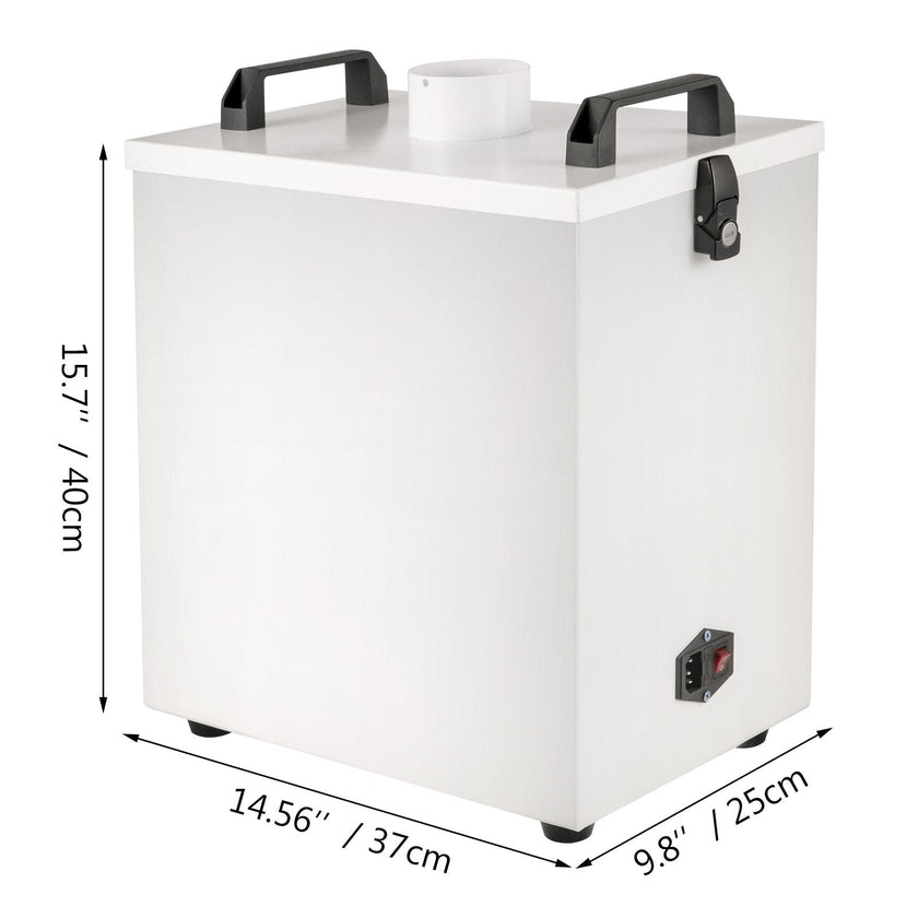 VEVOR Pure Air Fume 80W Smoke Air Purifer 110V Fume Extractor 180m3/H Smoke Purifier Absorber Remover for CNC Laser Engraving Machine(110V)