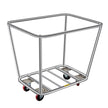 VEVOR Basket Truck Steel Canvas Laundry Basket 8 Bushel Truck Cap Basket Cart