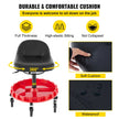 VEVOR Shop Stool, 400 LBS Rolling Garage Stool, 18” to 23” Adjustable Height Mobile Rolling Gear Seat, Round Tray Garage Pneumatic Stool, All-Terrain 5