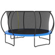 VEVOR 14FT Trampoline, 450 lbs Trampoline with Enclosure Net, Ladder, and Curved Pole, Heavy Duty Trampoline with Jumping Mat and Spring Cover Padding, Outdoor Recreational Trampolines