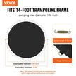 VEVOR Replacement Trampoline Mat Fits 14ft Frame 72 V-Rings 5.5