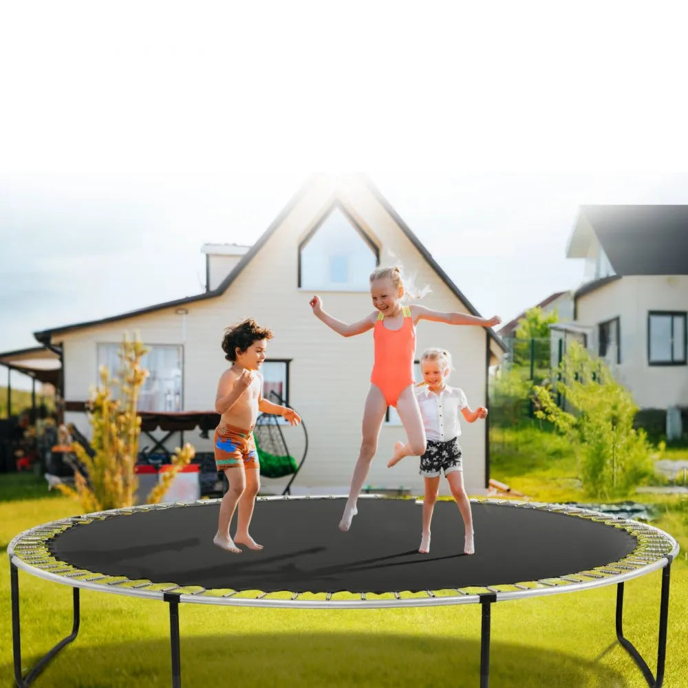 VEVOR Replacement Trampoline Mat Fits 15ft Frame 96 V-Rings 6.5