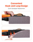 VEVOR 3/8 Sheet Sander 350W 6 Speeds Brushless Finishing Sander for Woodworking