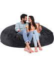VEVOR Round Bean Bag Chair with Removable & Washable Cover for Adult Giant Black