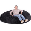 VEVOR Round Bean Bag Chair with Removable & Washable Cover for Adult Giant Black