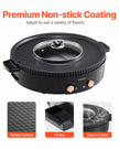 VEVOR Hot Pot with Grill 1800W 2-in-1 Electric Smokeless Grill and Hot Pot