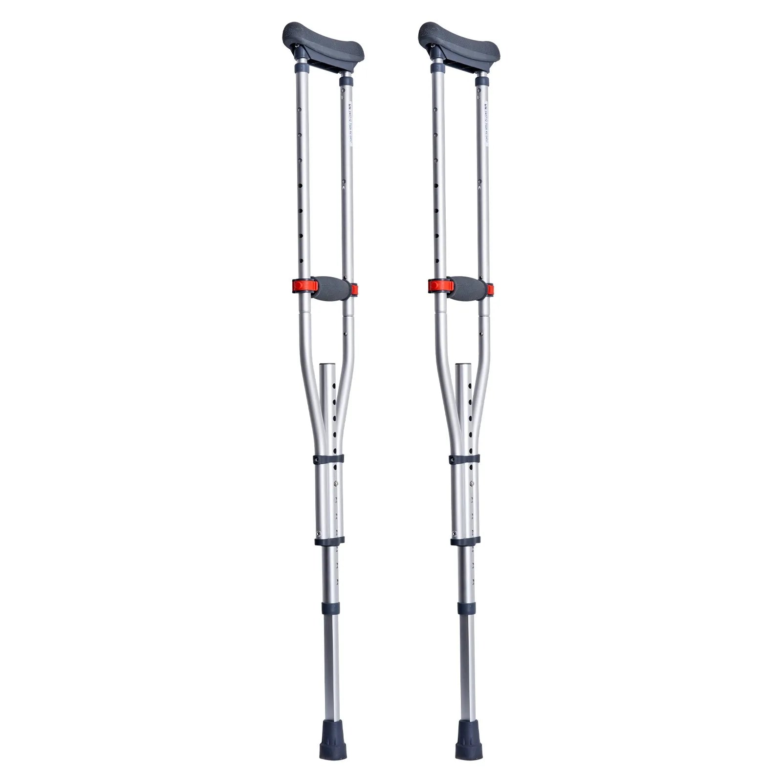VEVOR Underarm Crutches 13-Level Height Adjustable Under Arm Walking Crutches