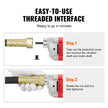 Handheld Concrete Vibrator, 800W Electric Vibrator 13000 VPM, Electric Concrete Vibrating Tool With 6.6ft / 2m Shaft Rod, Portable Pencil Cement Vibrator Remove Air Bubble and Mix Concrete