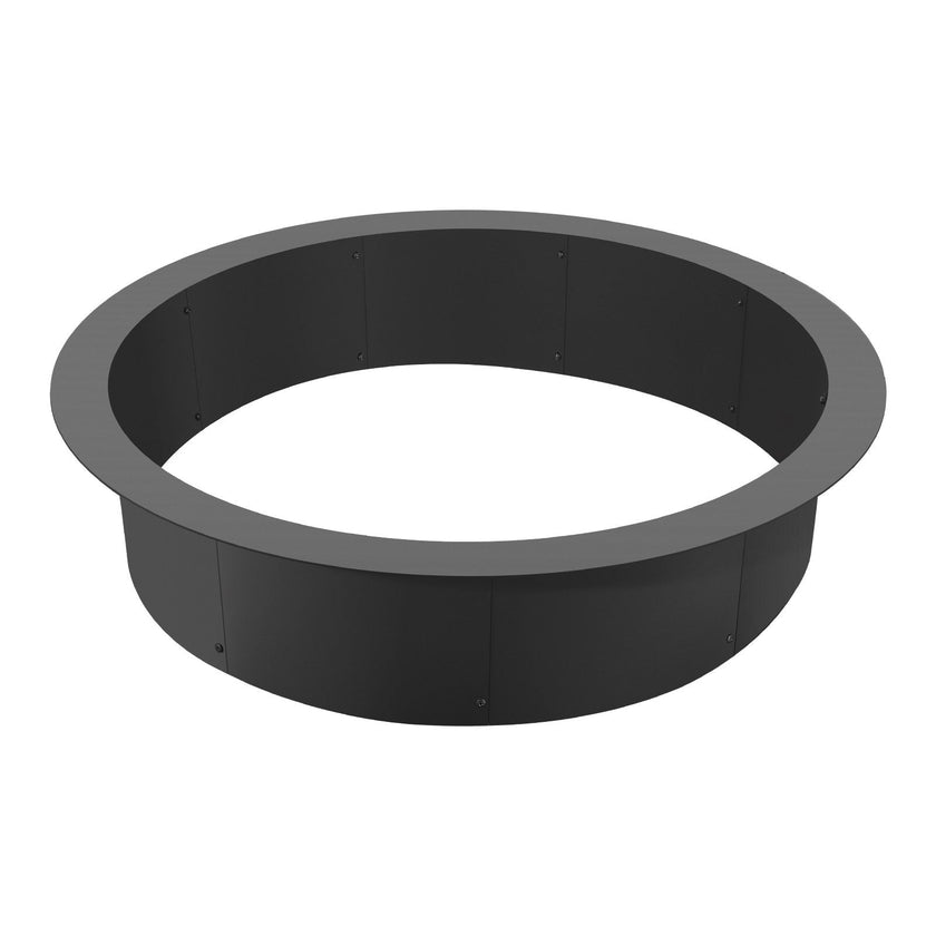 VEVOR Fire Pit Ring Round 44 Inch Outer Steel Liner DIY Campfire Ring Firepit
