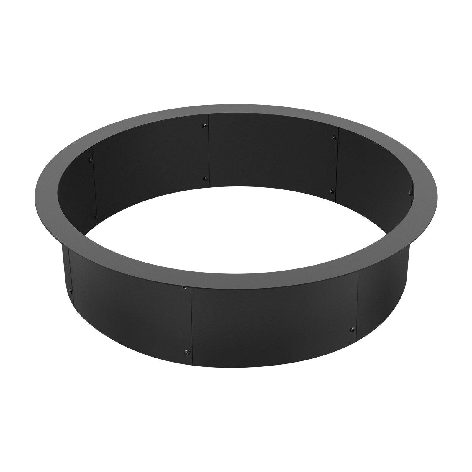 VEVOR Fire Pit Ring Round 35 Inch Outer Steel Liner DIY Campfire Ring Firepit