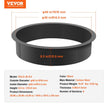 VEVOR Fire Pit Ring Round 40” Outer 36” Inner Steel Liner DIY Campfire Firepit