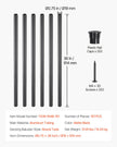VEVOR Staircase Balusters 101 Pack 36 In Aluminum Spindles with Screws/Rail Caps