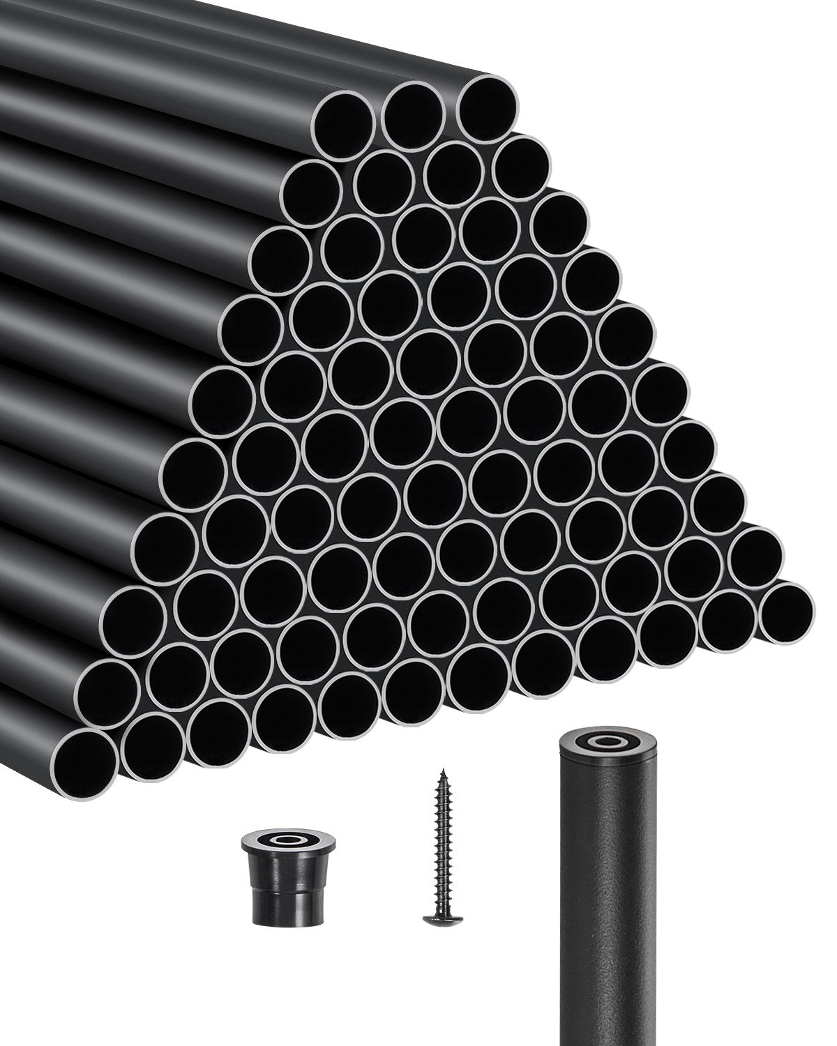 VEVOR Staircase Balusters 101 Pack 36 In Aluminum Spindles with Screws/Rail Caps