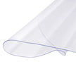 VEVOR PVC Table Protector 48 Inch Round Clear Plastic Desk Protector 2.0mm Thick