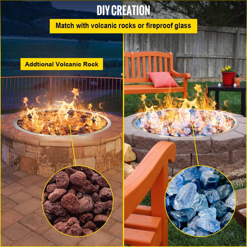 VEVOR Drop in Fire Pit Pan, 31
