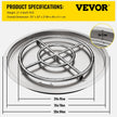 VEVOR Drop in Fire Pit Pan, 31