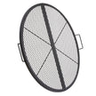 VEVOR X-Marks Fire Pit Grill Grate, Foldable Round Cooking Grate, Heavy Duty Steel Campfire BBQ Grill Grid with Handle and Support X Wire, Portable Camping Cookware for Outside Party, 36 Inch Black