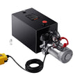 VEVOR Hydraulic Pump, 15 Quart Hydraulic Power Unit, Double Acting Dump Trailer Pump, 0.91 GPM Flow Rate, 3200 PSI Max Relief Pressure, DC 12V Hydraulic Pump for Dump Trailer Car Lifting