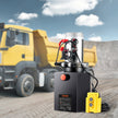 VEVOR Hydraulic Pump, 8 Quart Hydraulic Power Unit, Double Acting Dump Trailer Pump, 0.91 GPM Flow Rate, 3200 PSI Max Relief Pressure, DC 12V Hydraulic Pump for Dump Trailer Car Lifting